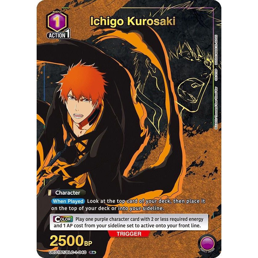 Image for Ichigo Kurosaki (040) (R*) (UE01BT/BLC-1-040) (UE01BT) - Union Arena