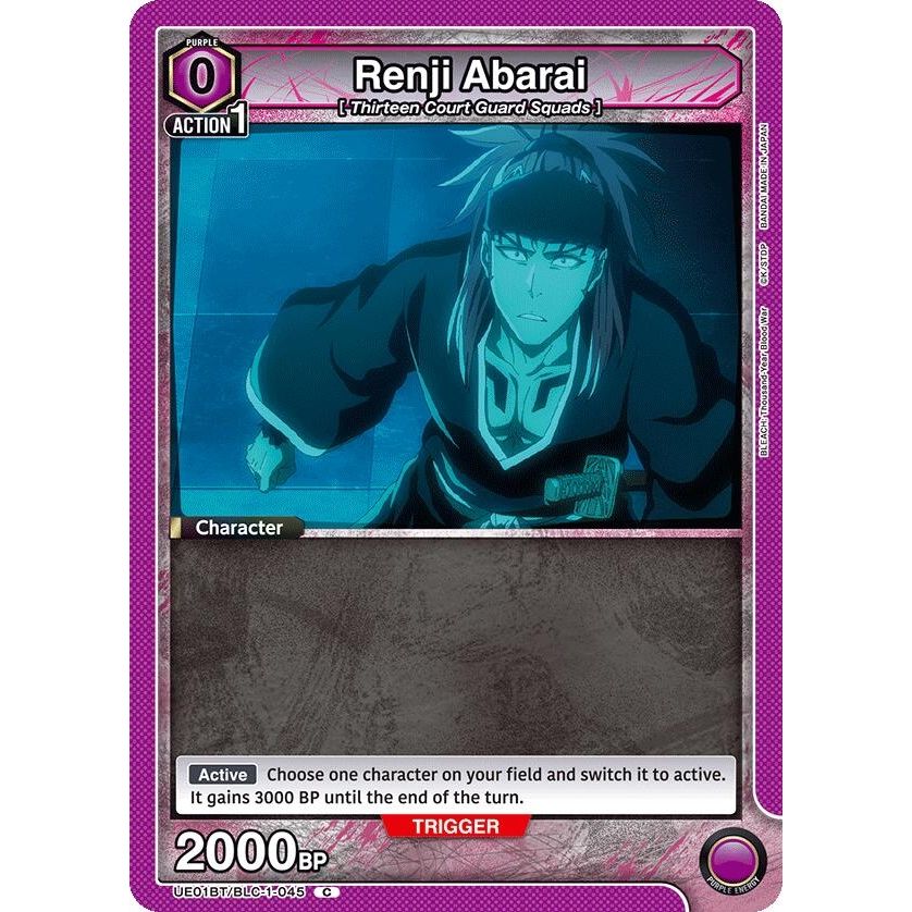 Image for Renji Abarai (045) (UE01BT/BLC-1-045) (UE01BT) - Union Arena