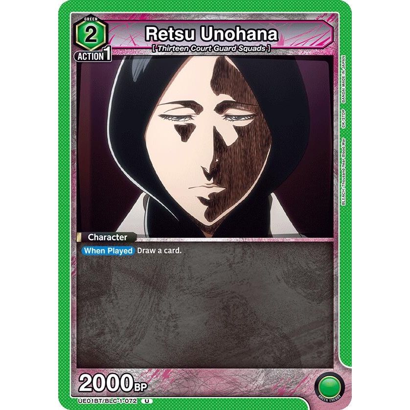 Image for Retsu Unohana (072) (UE01BT/BLC-1-072) (UE01BT) - Union Arena