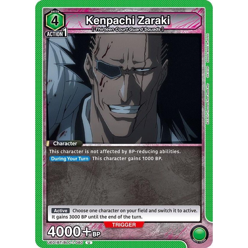 Image for Kenpachi Zaraki (080) (UE01BT/BLC-1-080) (UE01BT) - Union Arena