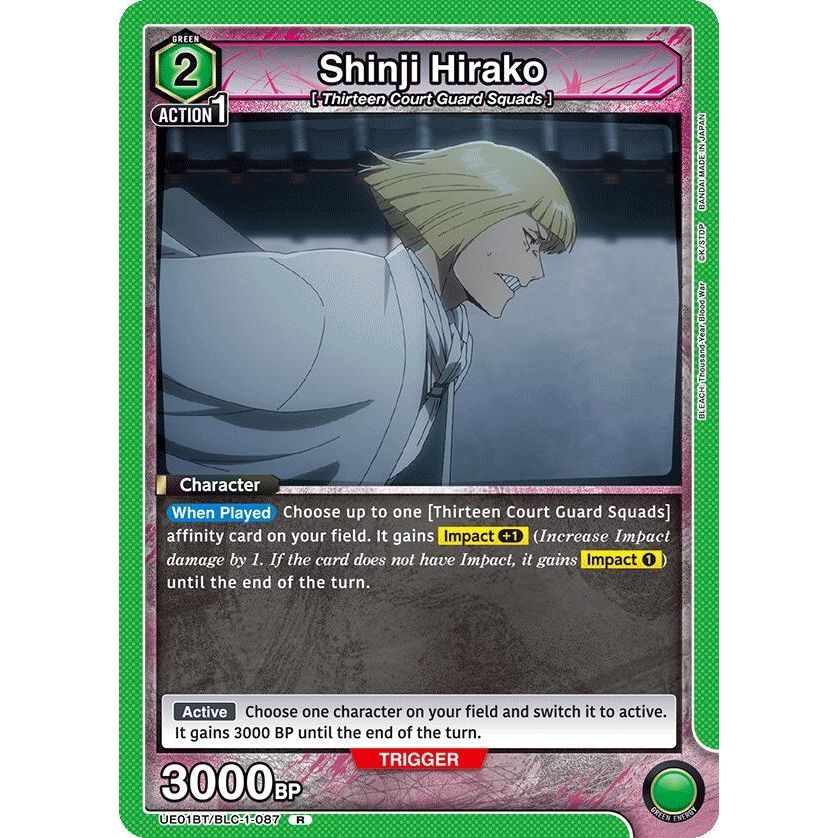 Image for Shinji Hirako (087) (UE01BT/BLC-1-087) (UE01BT) - Union Arena