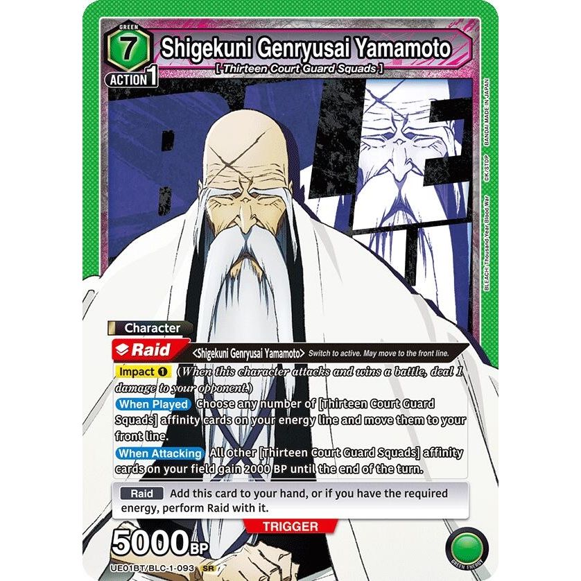 Image for Shigekuni Genryusai Yamamoto (093) (UE01BT/BLC-1-093) (UE01BT) - Union Arena