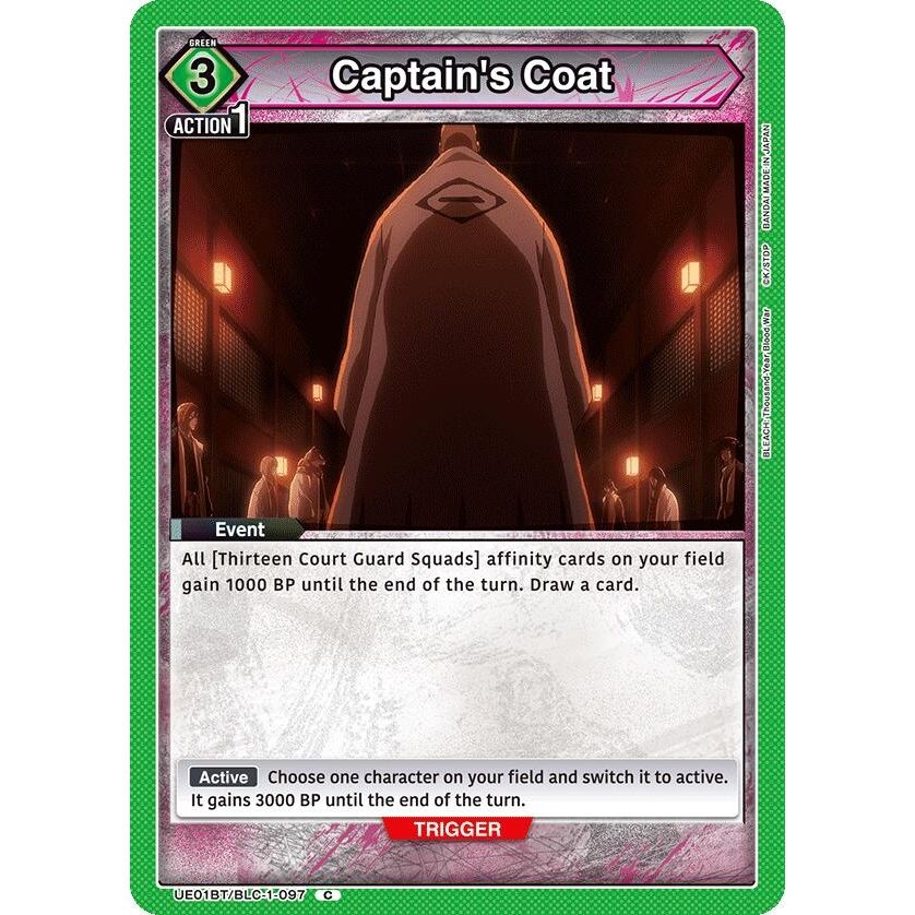 Image for Captain's Coat (UE01BT/BLC-1-097) (UE01BT) - Union Arena
