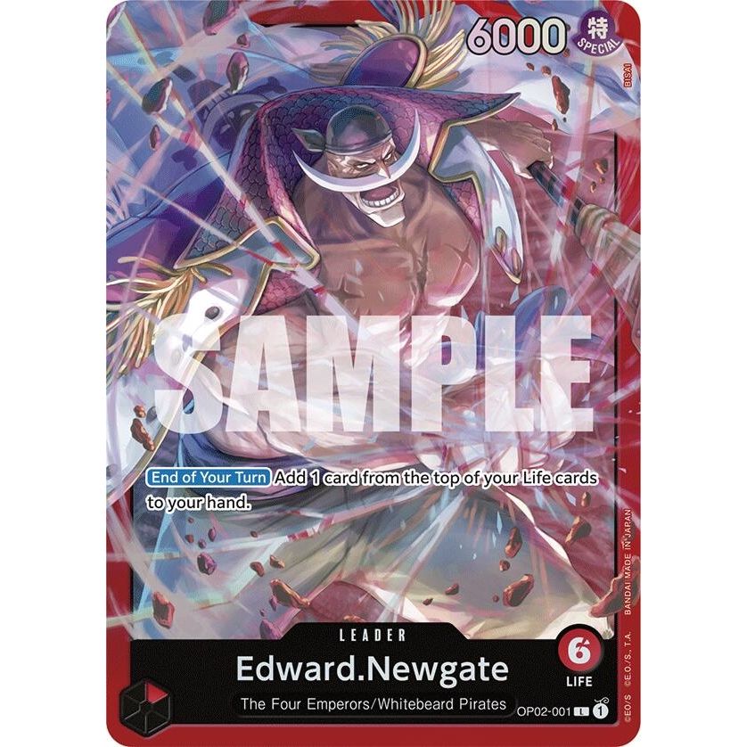 Image for Edward.Newgate (OP02-001) (OP02-001) (ST-15) - One Piece Card Game
