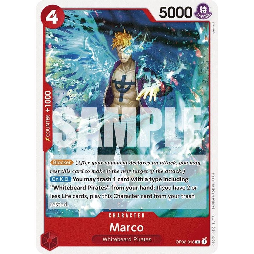 Image for Marco (OP02-018) (ST-15) - One Piece Card Game