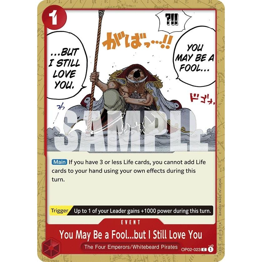 Image for You May Be a Fool...but I Still Love You (2023) (ST-15) - One Piece Card Game