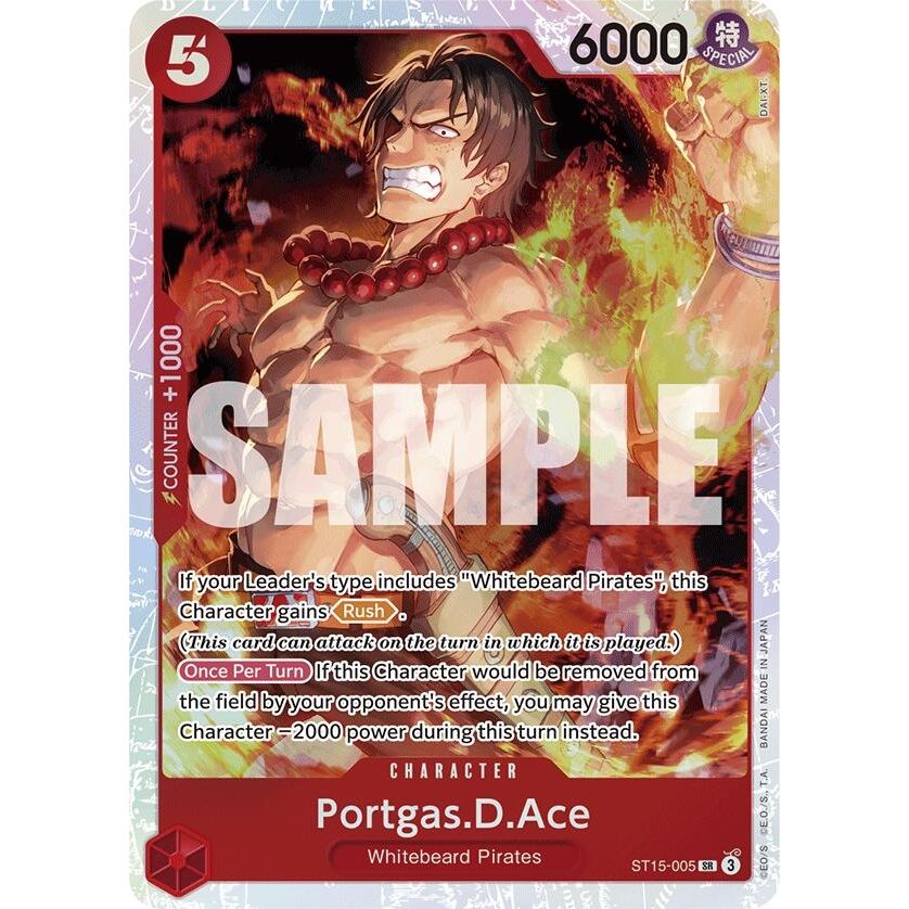 Image for Portgas.D.Ace (ST15-005) (ST-15) - One Piece Card Game