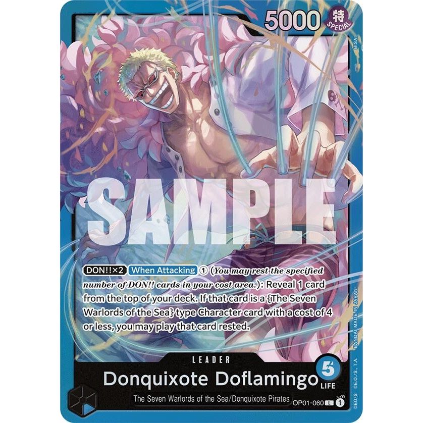 Image for Donquixote Doflamingo (OP01-060) (OP01-060) (ST-17) - One Piece Card Game