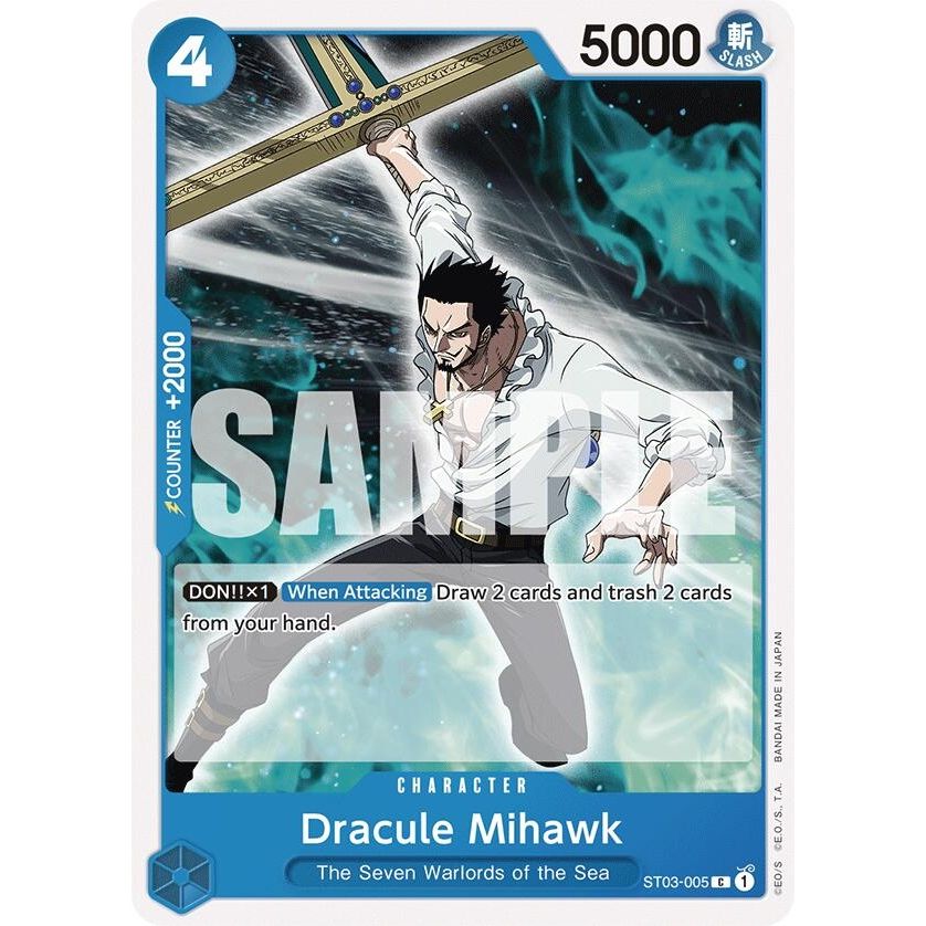 Image for Dracule Mihawk (3005) (ST-17) - One Piece Card Game