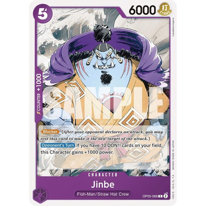 Image for Jinbe (OP05-066) (ST-18) - One Piece Card Game