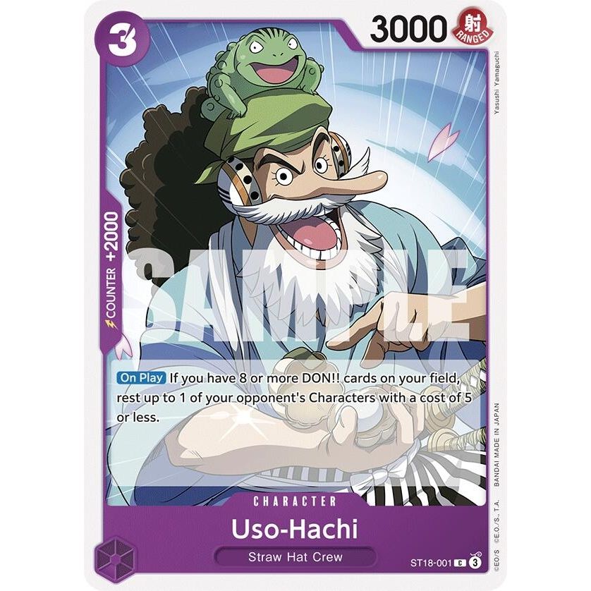 Image for Uso-Hachi (ST18-001) (ST18-001) (ST-18) - One Piece Card Game
