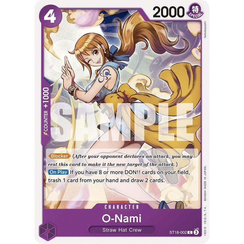 Image for O-Nami (ST18-002) (ST-18) - One Piece Card Game