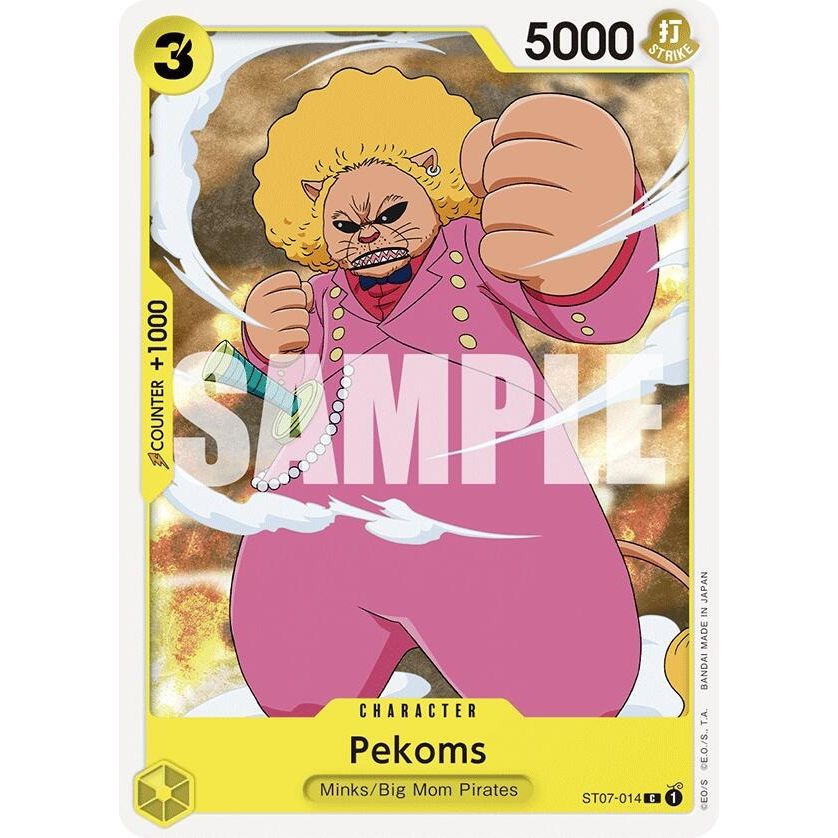 Image for Pekoms (7014) (ST-20) - One Piece Card Game