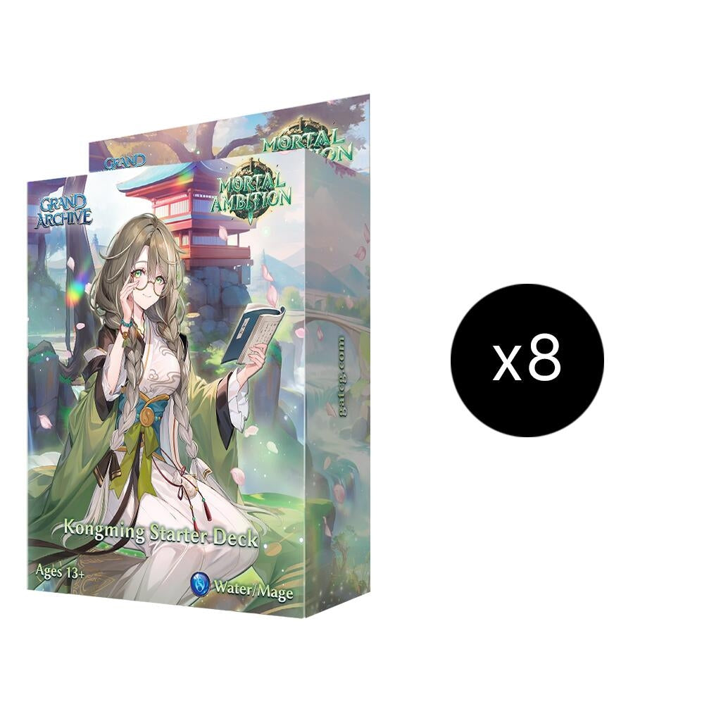 Image for Mortal Ambition Starter Deck Display - Kongming - Grand Archive TCG