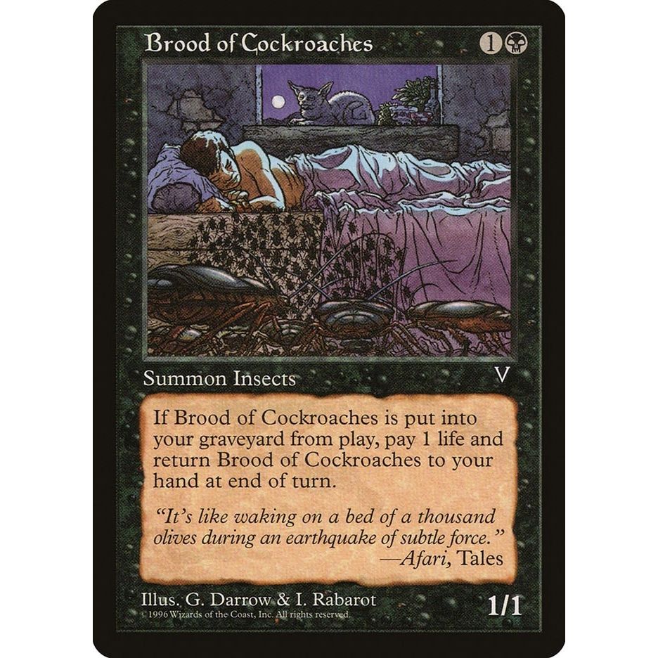 Image for Brood of Cockroaches (VIS) - Magic: The Gathering