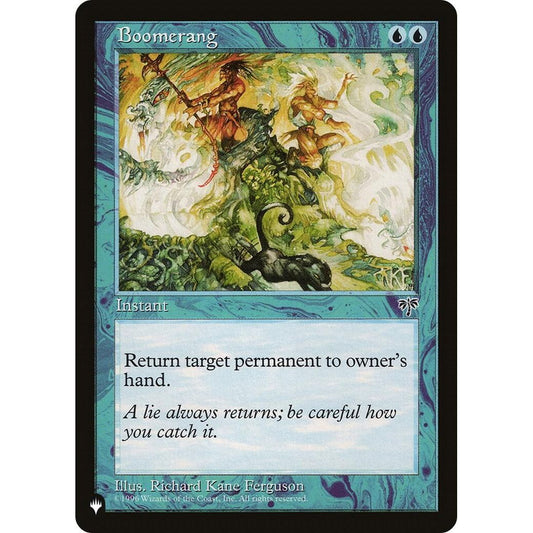 Image for Boomerang (LIST) - Magic: The Gathering