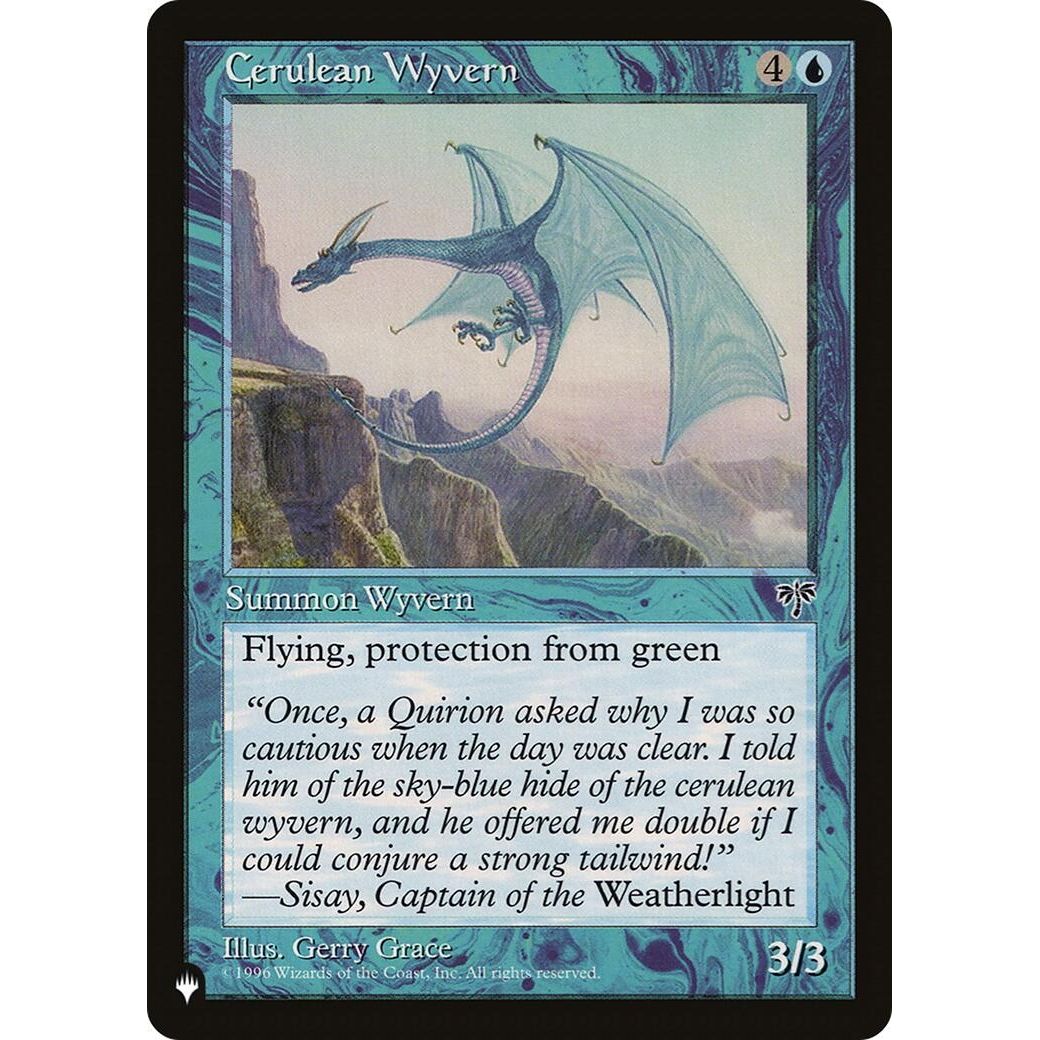 Image for Cerulean Wyvern (LIST) - Magic: The Gathering