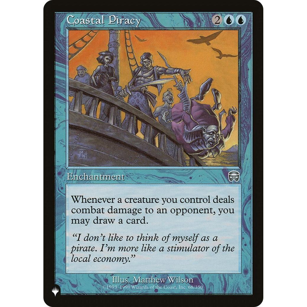 Image for Coastal Piracy (68/350) (LIST) - Magic: The Gathering