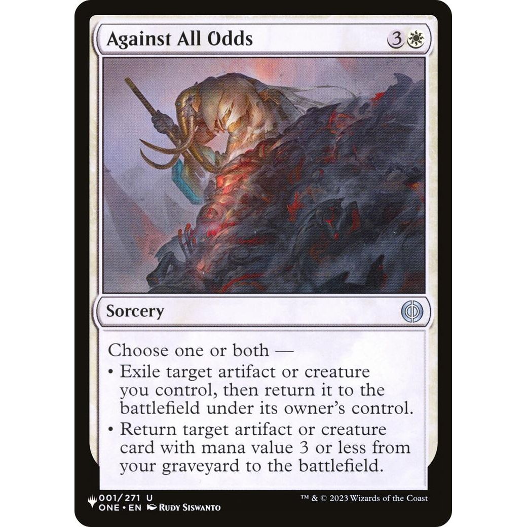 Image for Against All Odds (001/271) (LIST) - Magic: The Gathering