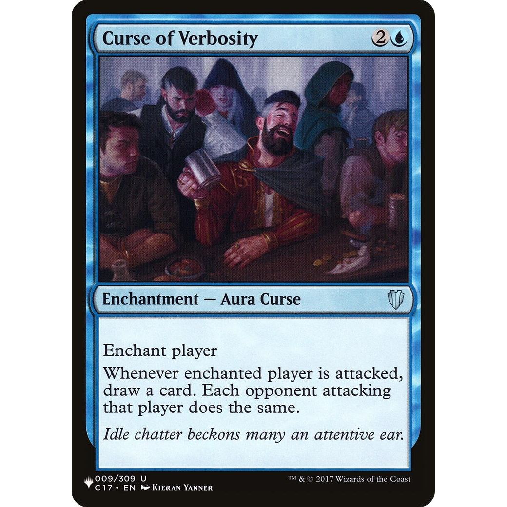 Image for Curse of Verbosity (009/309) (LIST) - Magic: The Gathering
