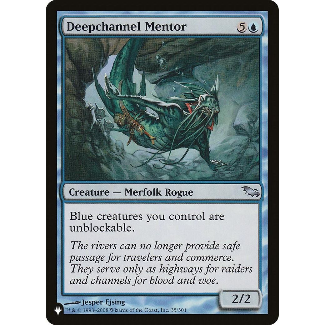 Image for Deepchannel Mentor (35/301) (LIST) - Magic: The Gathering