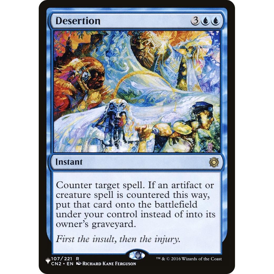 Image for Desertion (107/221) (LIST) - Magic: The Gathering