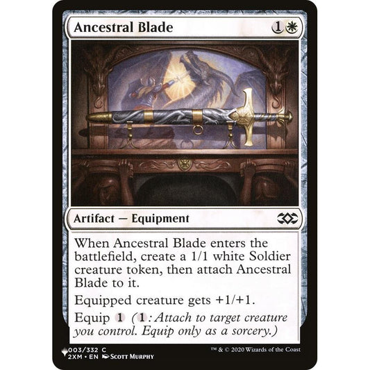 Image for Ancestral Blade (003/332) (LIST) - Magic: The Gathering