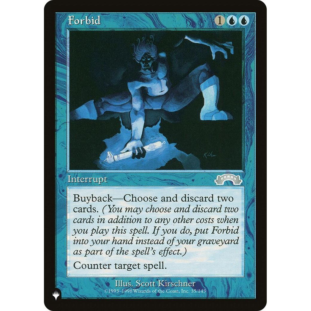 Image for Forbid (35/143) (LIST) - Magic: The Gathering