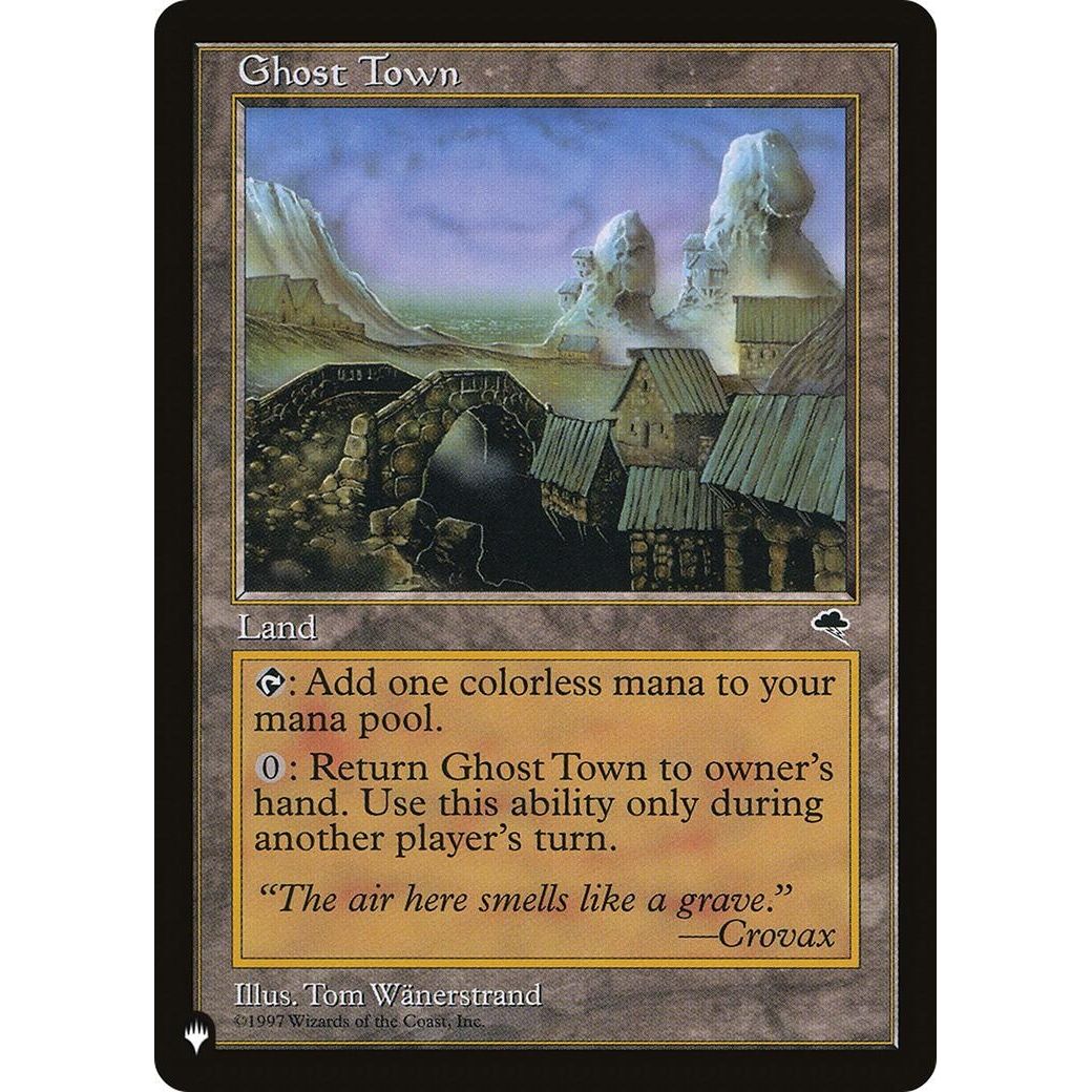 Image for Ghost Town (LIST) - Magic: The Gathering