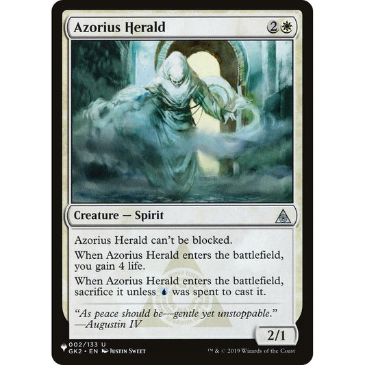 Image for Azorius Herald (002/133) (LIST) - Magic: The Gathering