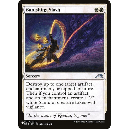 Image for Banishing Slash (003/302) (LIST) - Magic: The Gathering