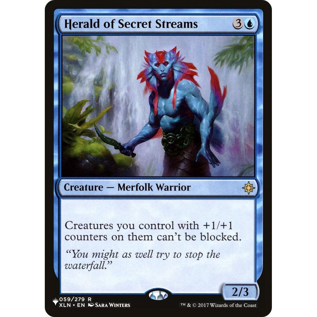 Image for Herald of Secret Streams (059/279) (LIST) - Magic: The Gathering