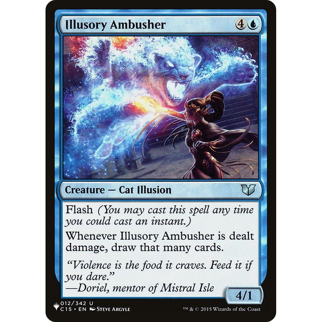 Image for Illusory Ambusher (012/342) (LIST) - Magic: The Gathering
