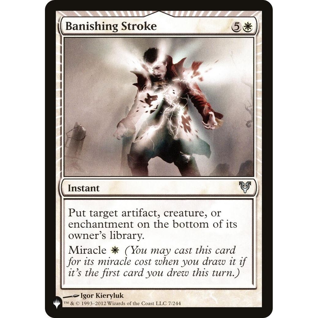Image for Banishing Stroke (7/244) (LIST) - Magic: The Gathering