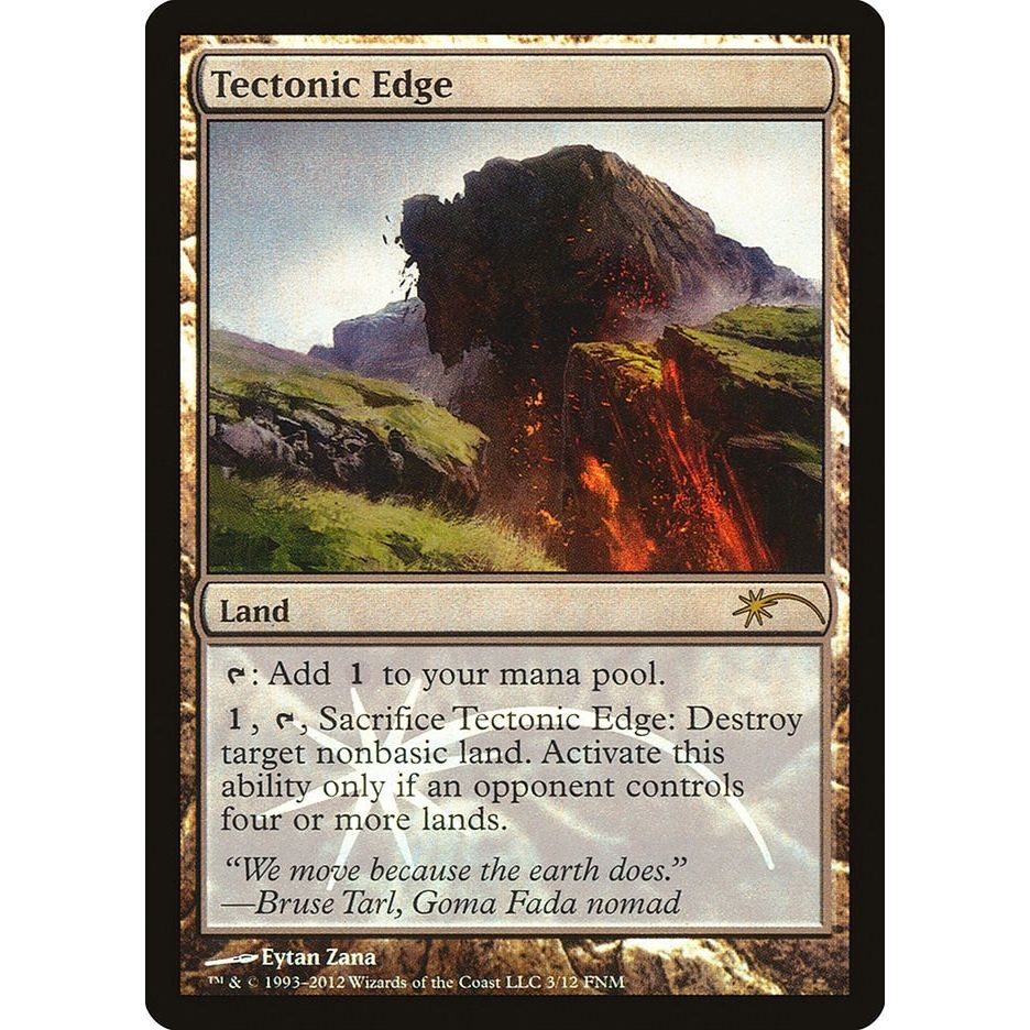 Image for Tectonic Edge (3) (FNM) - Magic: The Gathering