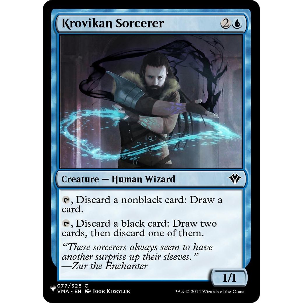 Image for Krovikan Sorcerer (077/325) (LIST) - Magic: The Gathering