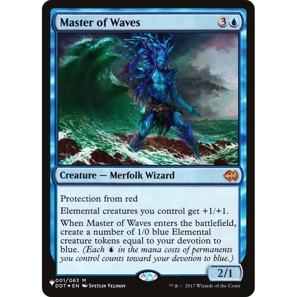 Image for Master of Waves (001/063) (LIST) - Magic: The Gathering