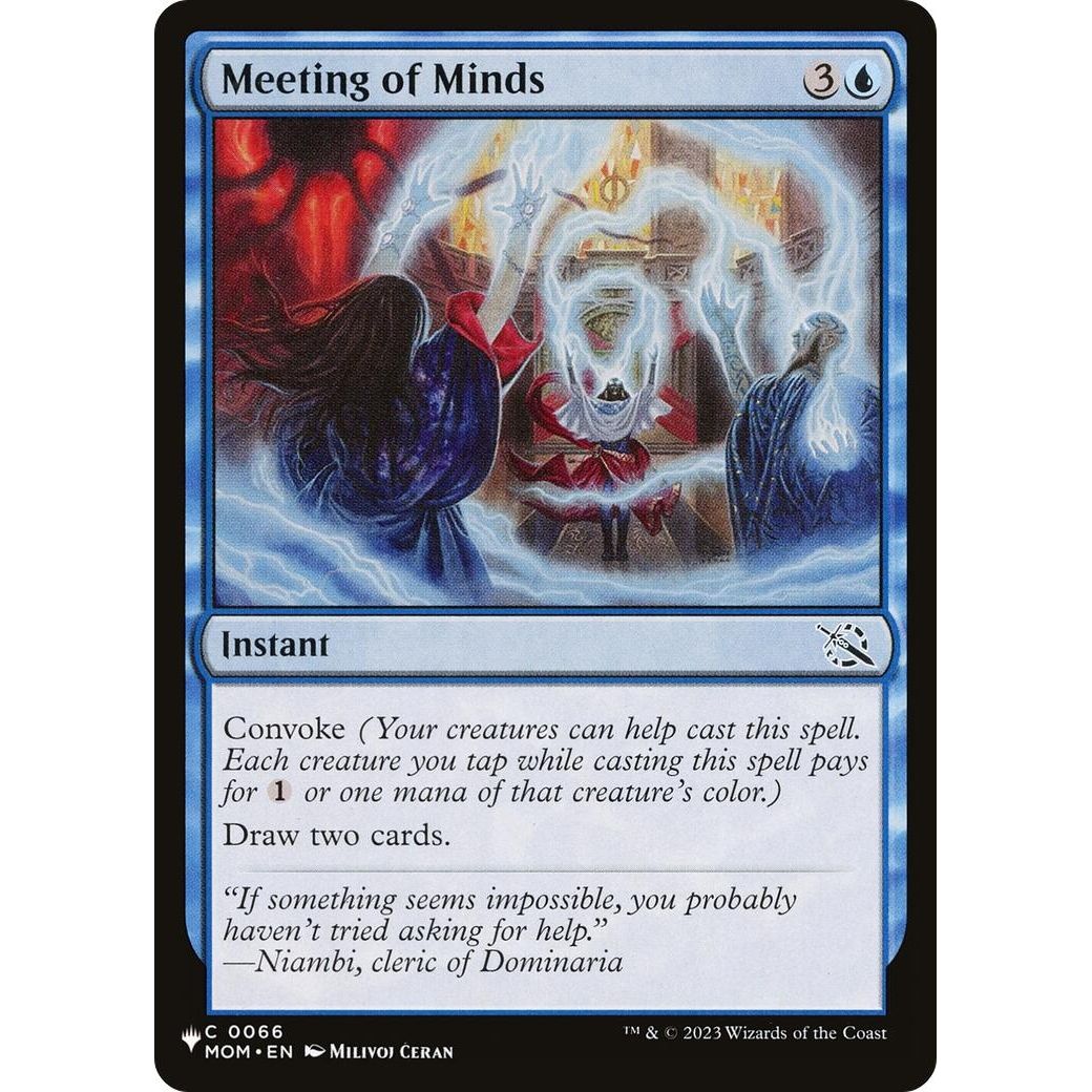 Image for Meeting of Minds (0066) (LIST) - Magic: The Gathering