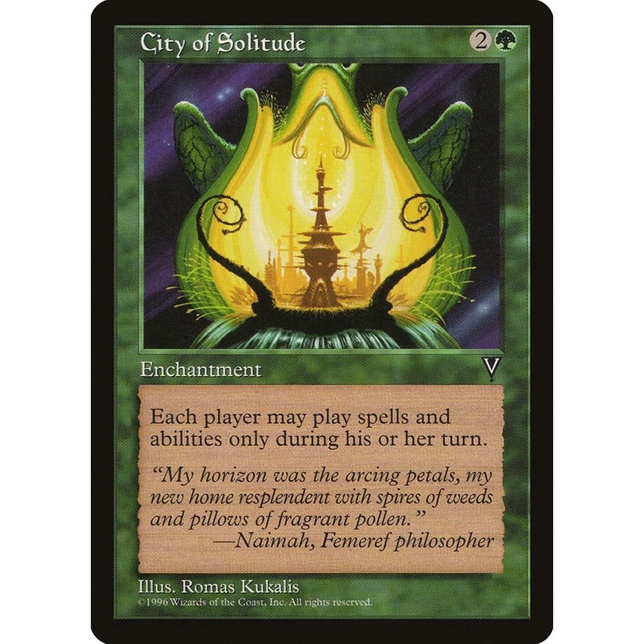 Image for City of Solitude (VIS) - Magic: The Gathering