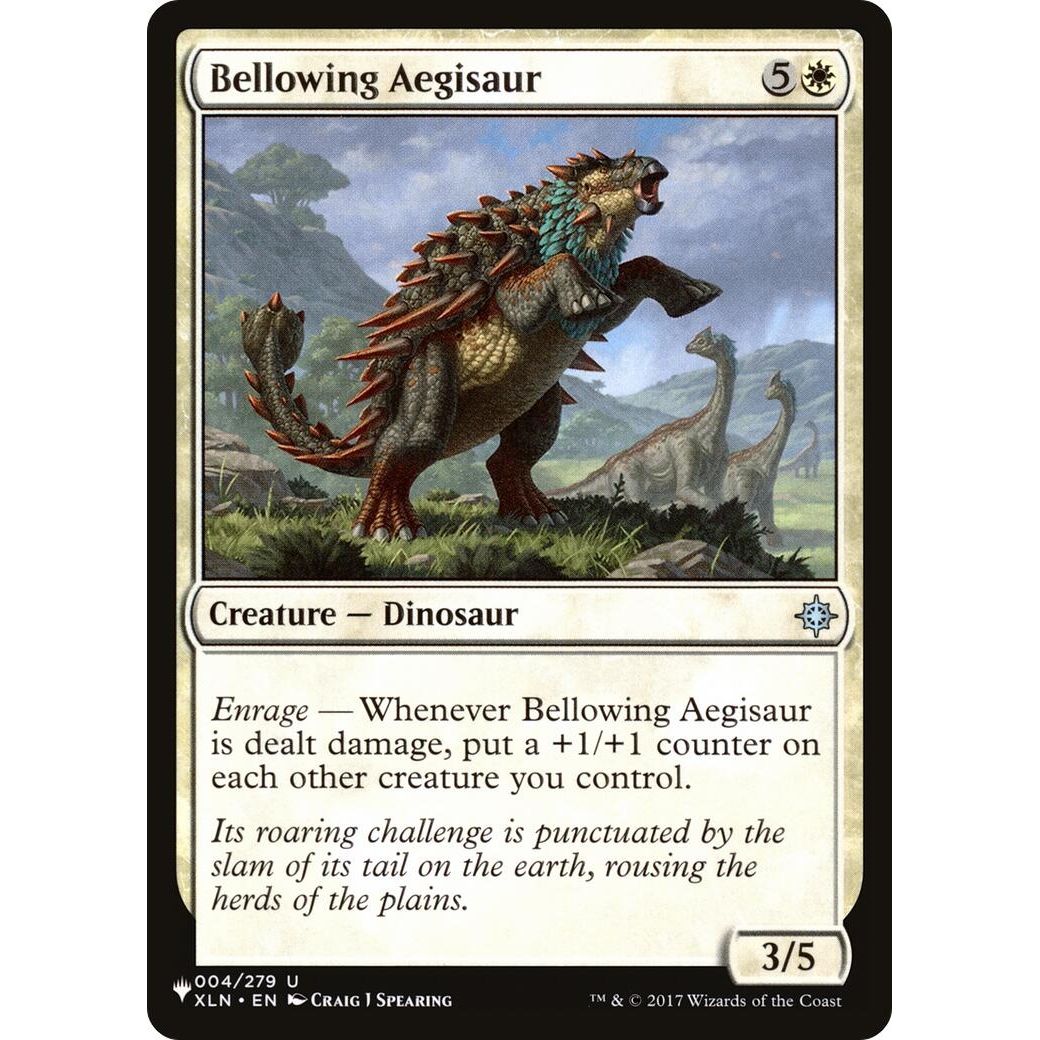 Image for Bellowing Aegisaur (004/279) (LIST) - Magic: The Gathering