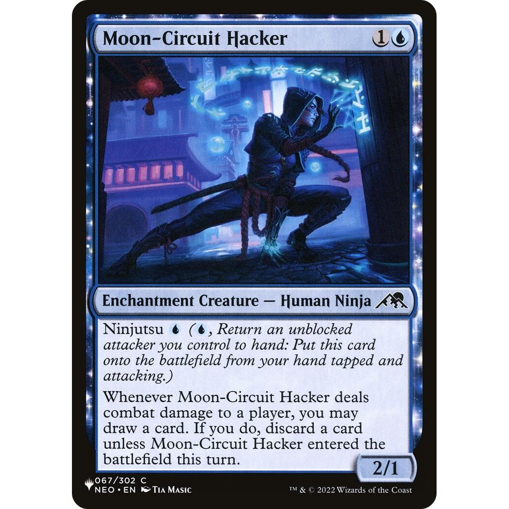 Image for Moon-Circuit Hacker (067/302) (LIST) - Magic: The Gathering