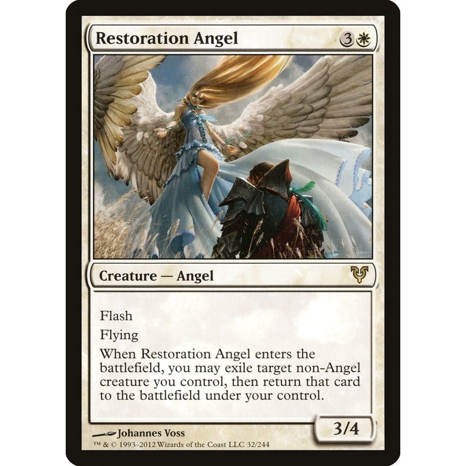 Image for Restoration Angel (32) (AVR) - Magic: The Gathering
