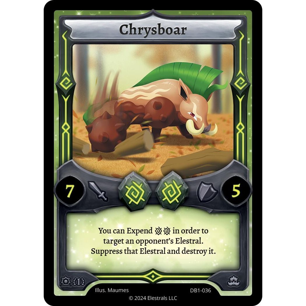 Image for Chrysboar (DB1-036) (DB1) - Elestrals