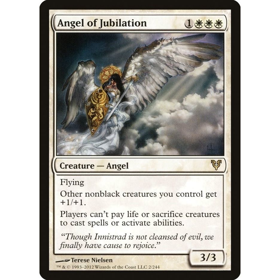Image for Angel of Jubilation (2) (AVR) - Magic: The Gathering