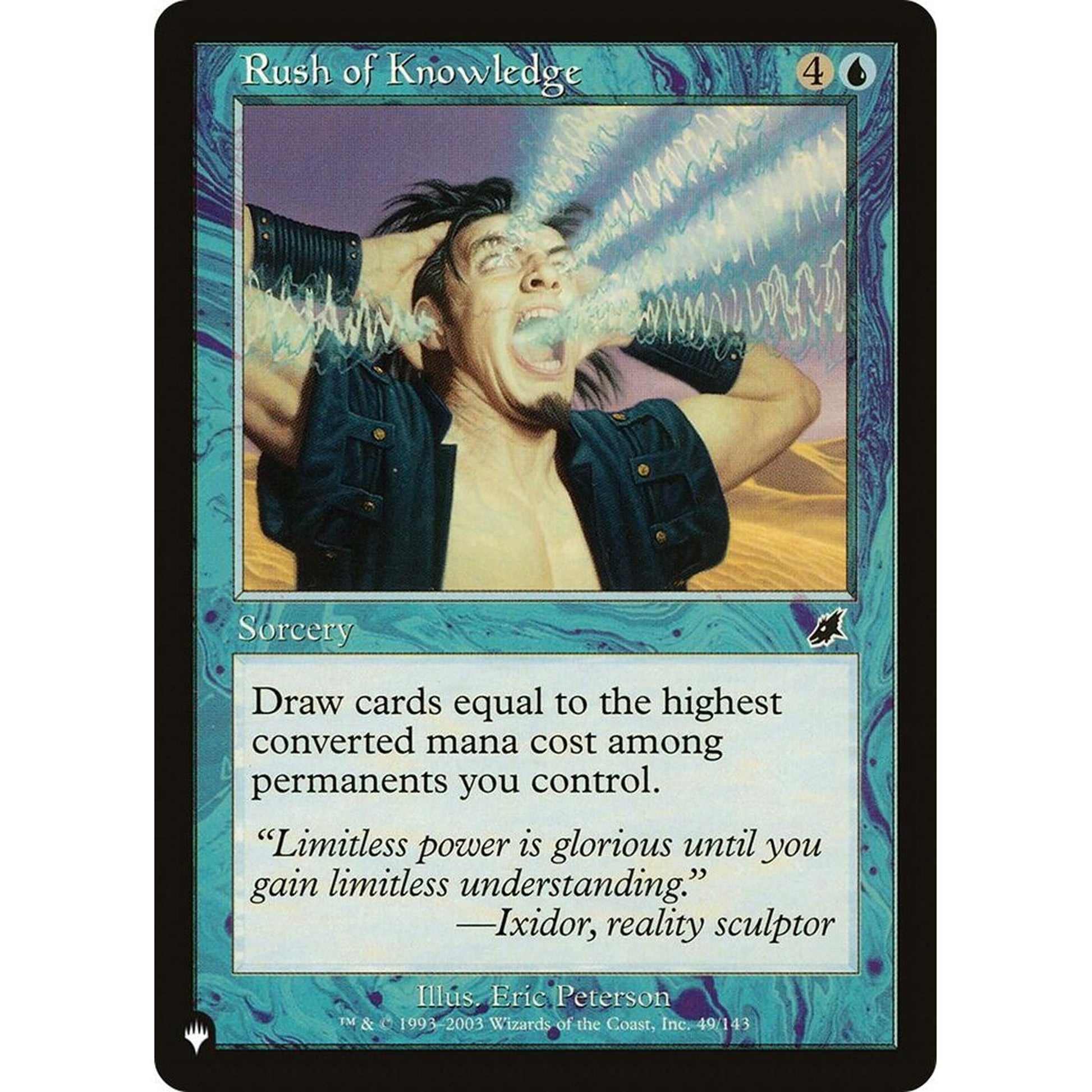 Image for Rush of Knowledge (49/143) (LIST) - Magic: The Gathering