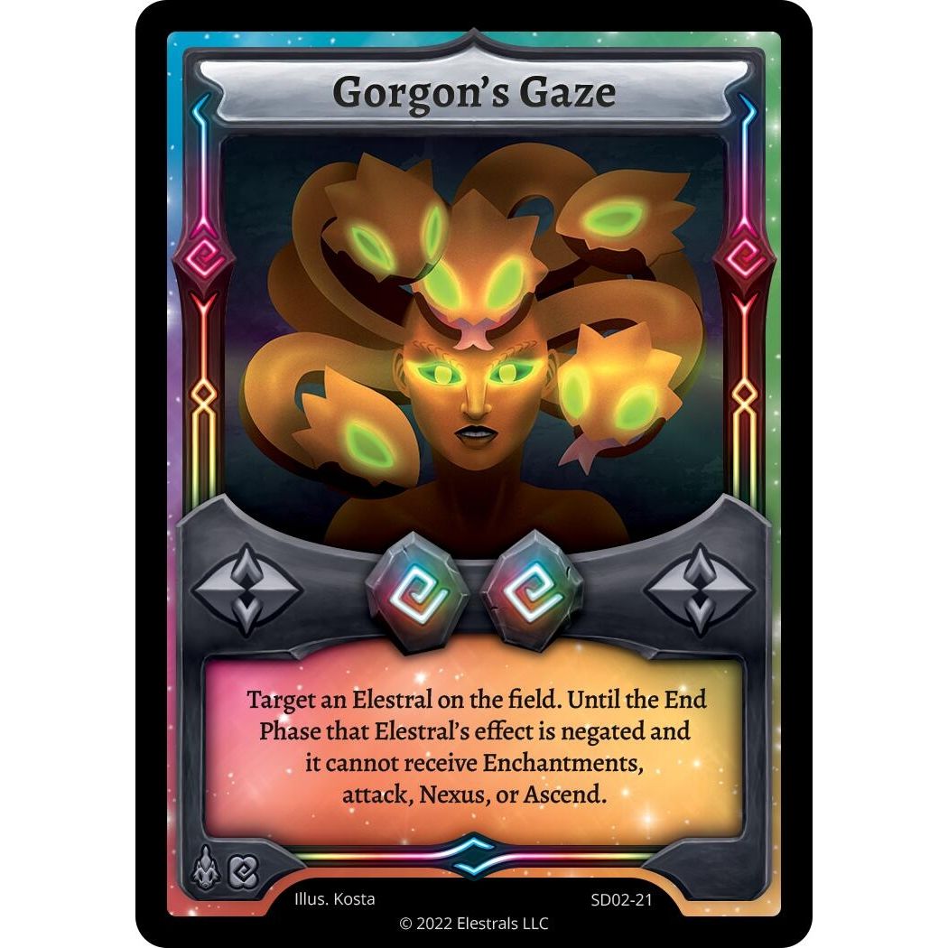 Image for Gorgon's Gaze (SD02-21) (SD02) - Elestrals