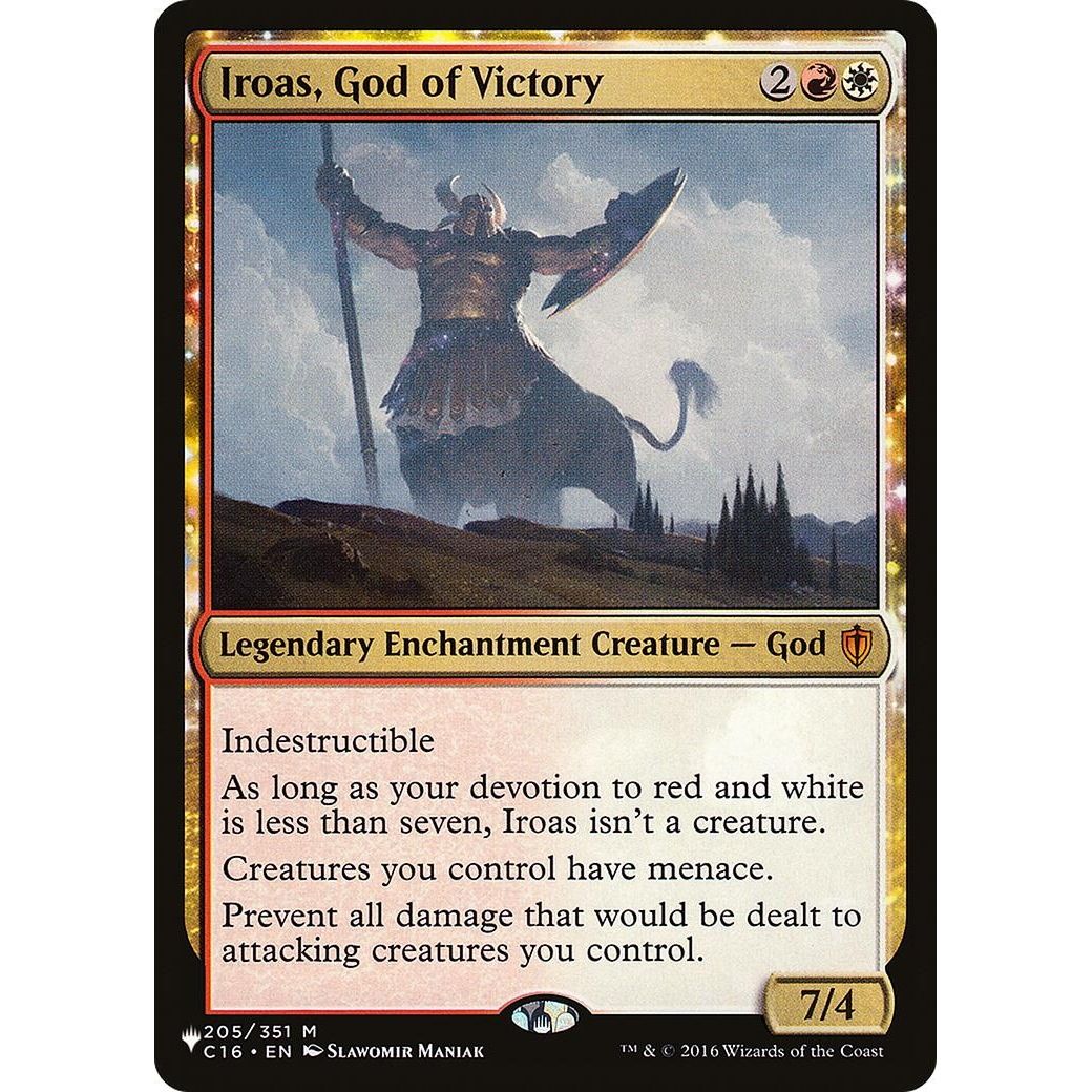 Image for Iroas, God of Victory (205/351) (LIST) - Magic: The Gathering