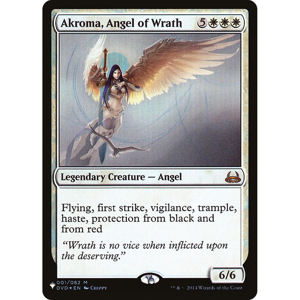 Image for Akroma, Angel of Wrath (001/062) (LIST) - Magic: The Gathering