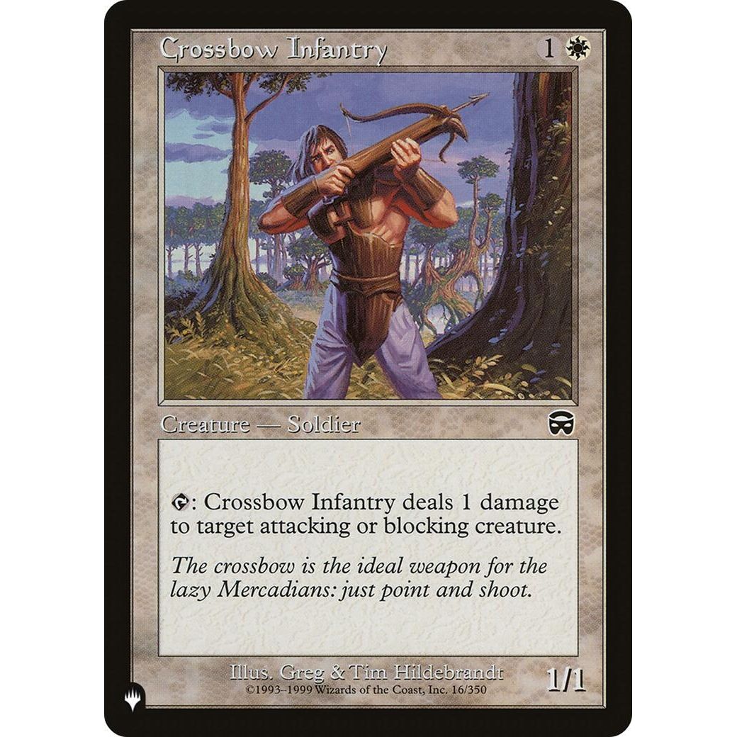 Image for Crossbow Infantry (16/350) (LIST) - Magic: The Gathering
