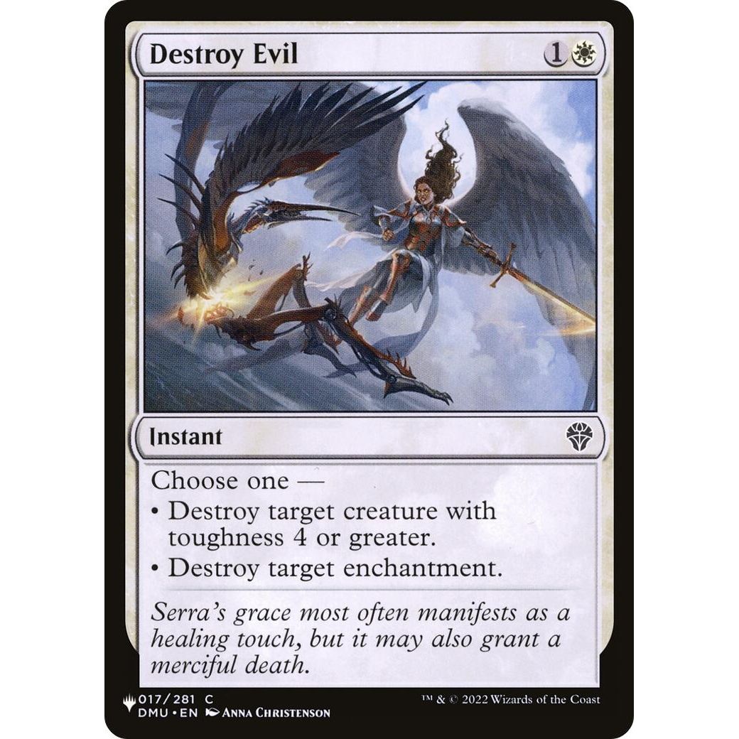 Image for Destroy Evil (017/281) (LIST) - Magic: The Gathering